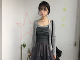 シフォンレイヤードスカート