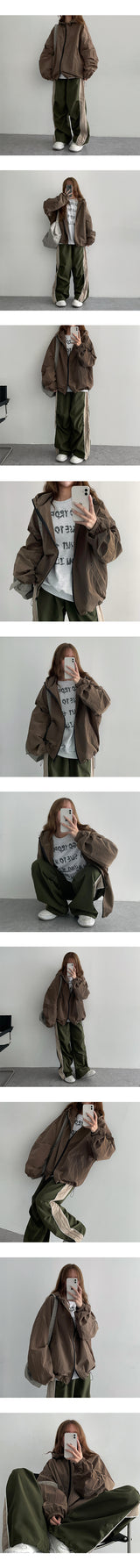 [Brand Quality!] パンツストリングフードジャンパー (5 colors)