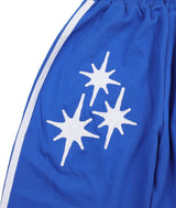 Star Piping Track Balloon Sweat Pants - Blue