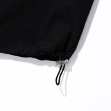 V NECK PIPING PULLOVER WARM UP
 - BLACK
