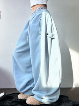 ボスサイズフリーススナップロングパンツ 🧸🩵🤍6カラー