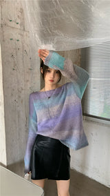 Turtleneck loose fit knitwear