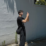 ASCLO Point Line Musclefit Short Sleeve Knit (3color)