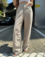 【MADE】wide linen pants