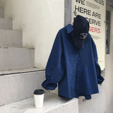 [High density fabric] ブリテンボキシーフィットオータムコットンシャツ
