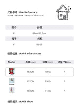 New UnsocialNight original autumn and winter 水玉模様ニット両面ベレー帽 women