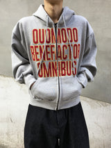 Groovy Fingerhole Patch Crop Hoodie 3C