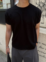Core cropped short sleeved