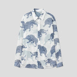 See-through Tiger Hawaiian Shirt 2COLOR