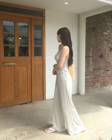 [MADE] オフ, キャミソール + ワイドパンツセットアップ