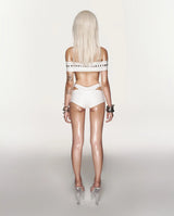 CHAOS CROSS WHITE- TOP & BOTTOM SET
