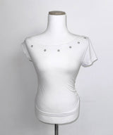 Eyelet Off Tee (3colors)