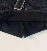 Gant Belt Knit Skirt (dark gray)