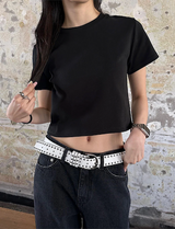 [Unisex] アンダーカッティングブーツカットパンツ