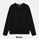 Kir Rib See-Through Long Sleeve