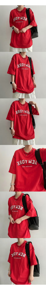 ウェブルステッチ半袖Tシャツ