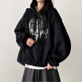 Polbit Vintage Printed Hoodie  [Fleece]