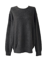 overfit angora round knit (unisex / 4color)