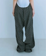 ドットパッチパンツ (gray)