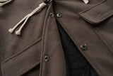 Rove Fur Hood Rope Duffel Coat