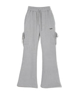 KNOT BOOTCUT SWEATPANTS_GY