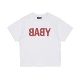 ベイビーロゴハーフTシャツ WHITE