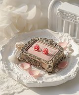 [Hearts2Hearts Ana Piercing] Petit Rose Cabochon Piercing - Pink