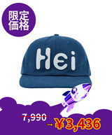 【限定価格】Heiビッグロゴフェルトキャップ Blue