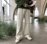 ジーニー366ストレートコットンバンディングワイドパンツ
