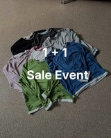 AT ベーシックレイヤード長袖Tシャツ