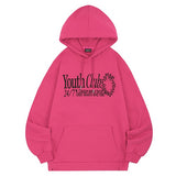 Youth Club Pintuck Oversized Fit Hoodie