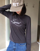 [ORIGINAL]ペーパー レタリング ロングスリーブTシャツ