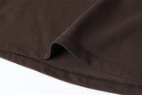 Ribbon hole top - brown