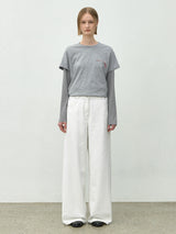 (PT-5626)DEMAGE WASHING DENIM PANTS