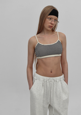 [MADE] Lucio Stripe Swim Bra Top