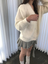アンバランスフリルミニスカート