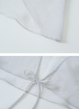 [SHOPPERMADE] ホルターネックレイヤードスリーブレスブラウス (3color)