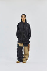 METAL LOGO WAPPEN VENTILATION WIDE CARGO TRACK PANTS