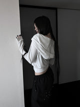faye off-shoulder hood T (3color)