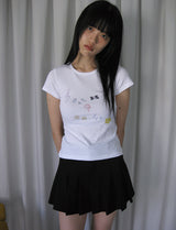 パッチパレードTシャツ (WHITE)