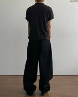 Koul Slub Collar Short Sleeve T