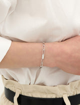 26SS★ [Premium Plating] H Edition AB Round Tag Chain Bracelet