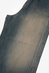 Life deep wide denim pants