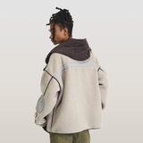 RELABEL 23AW ストラクチャードデタッチャブル Dooded ラムズウールジャケット
