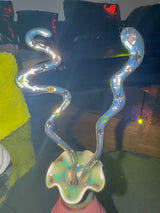 Kitsch cubic snake ornamental hairpin_1
