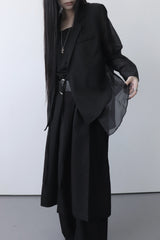 see-through strap jacket