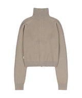 REGLAN SYMBOL KNIT ZIP-UP (MOCHA)_F24ZA962
