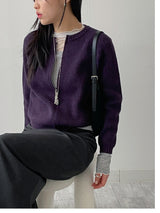 Hachi Raglan Knit Zip-Up Cardigan