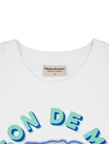 UNISEX オーバーフィットベアフレンズエンボスロゴショートスリーブT　ホワイト (FCE2TS406M)
