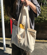 Vintage Work Tote Bag (Ecru)